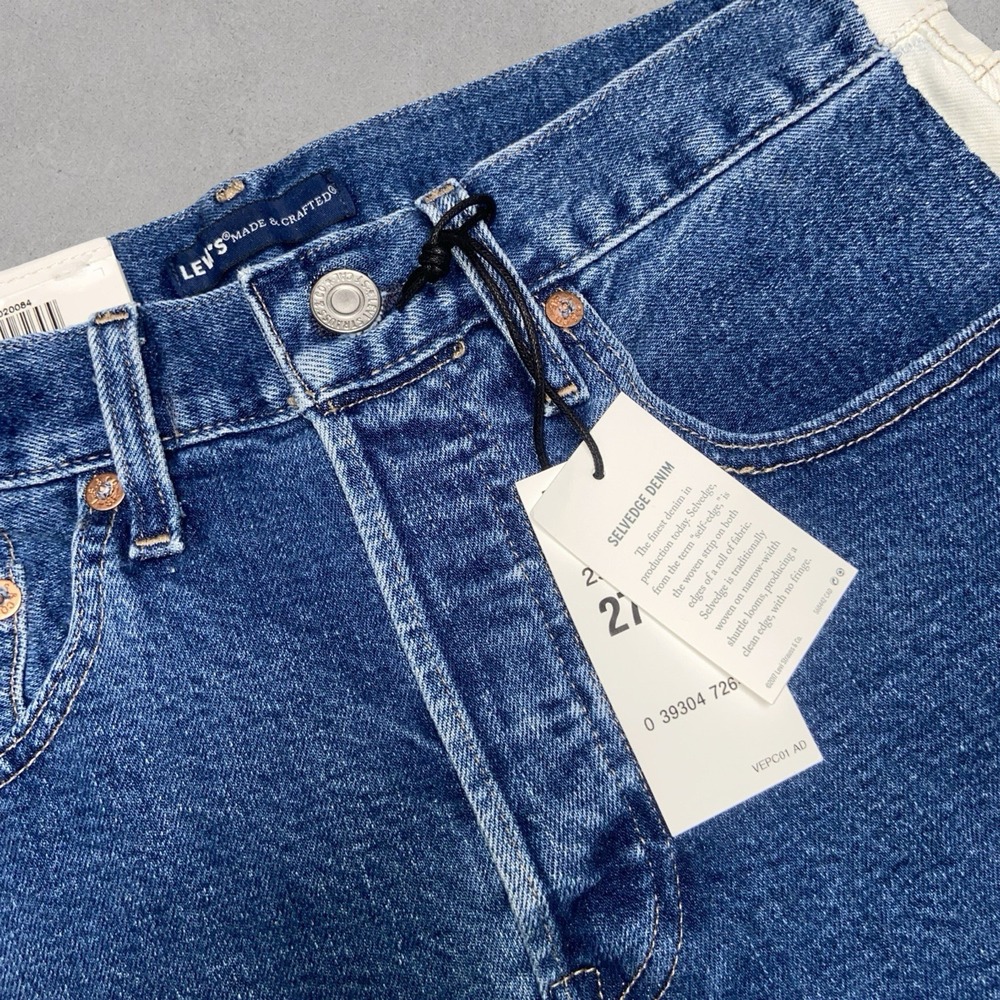Levi's Made & Crafted Women's 501 Skinny Selvedge Jeans 27x28 NWT - Picture 7 of 11